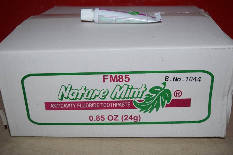 nature mint fluoride toothpaste