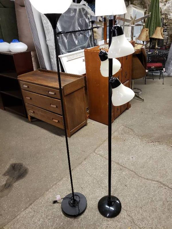 lot 14878 image: Pair Of Floor Lamps