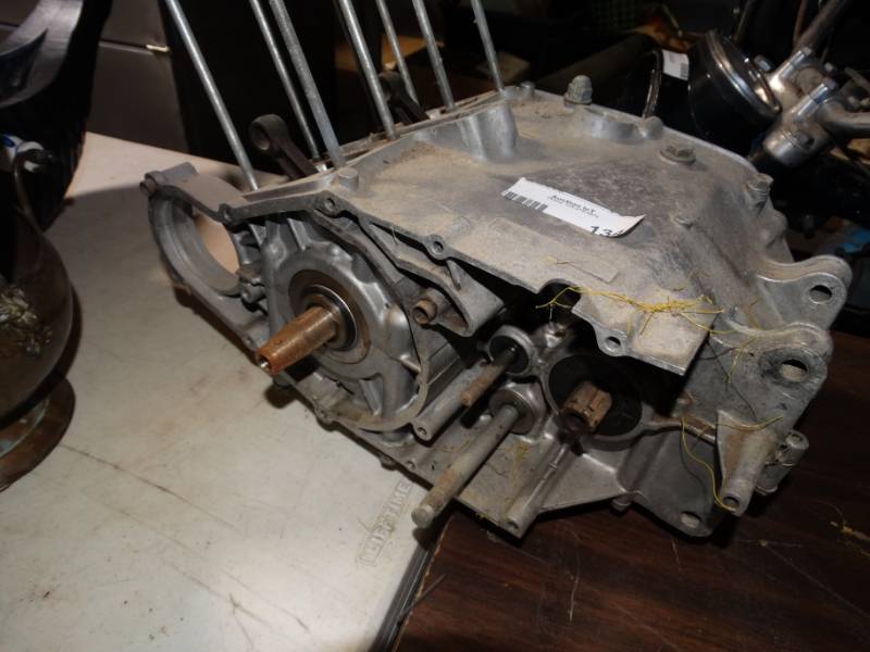 lot 134 image: Motor bike engine block.