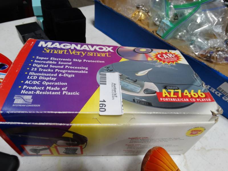 lot 160 image: Magnavox CD player in box.