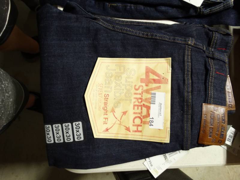 lot 184 image: New 30x30 denim jeans.