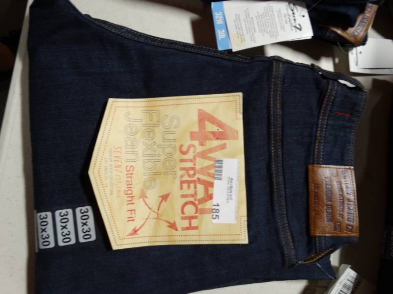 lot 185 image: New 30x30 denim jeans.
