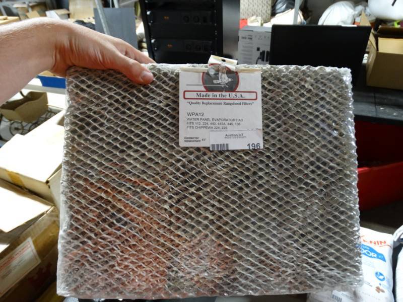 lot 196 image: Water panel evaporator pad.
