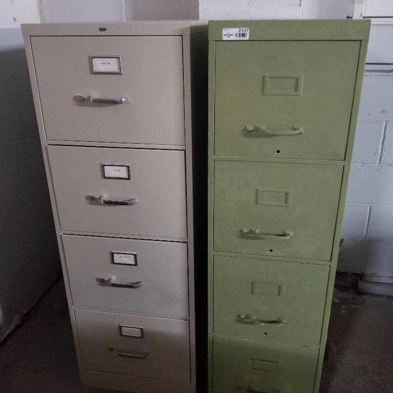 lot 2137 image: 2 File Cabinets