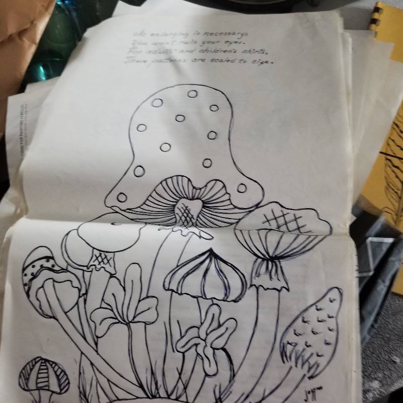 lot 2138 image: Lost Art of Tracing, 70s sketches to be traced