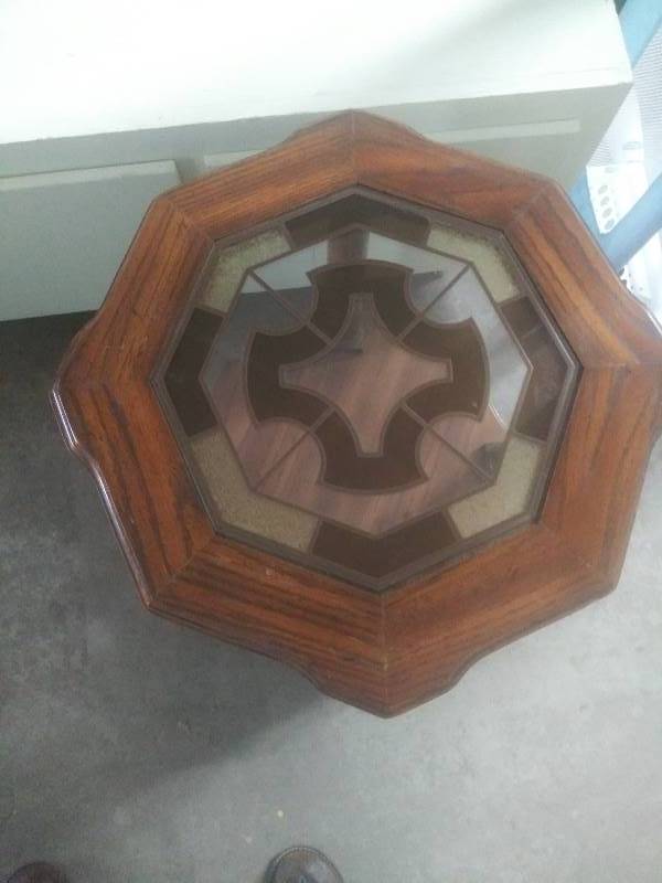 lot 2153 image: Octagon Side Table
