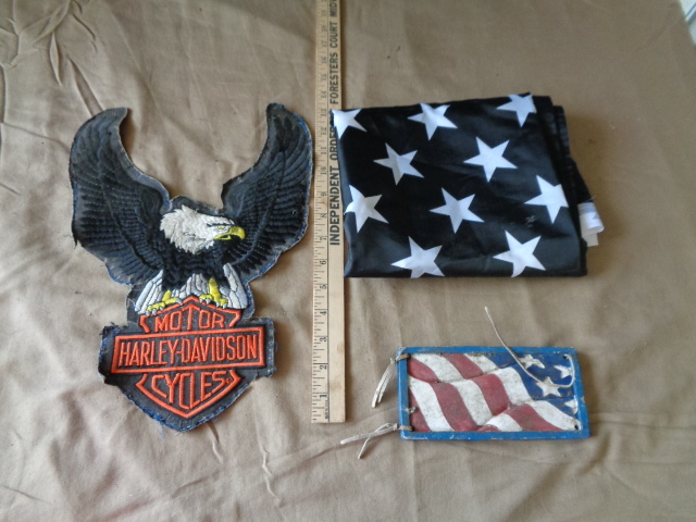 lot 7695 image: Harley Patch and Support the Blue Flag
