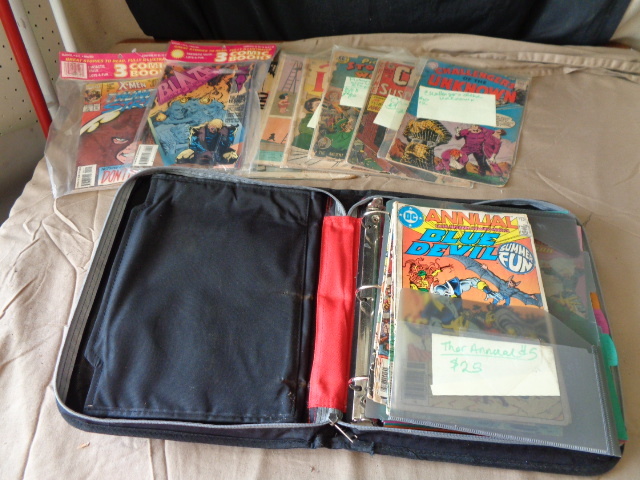 lot 7707 image: Comics in 3 Ring Binder