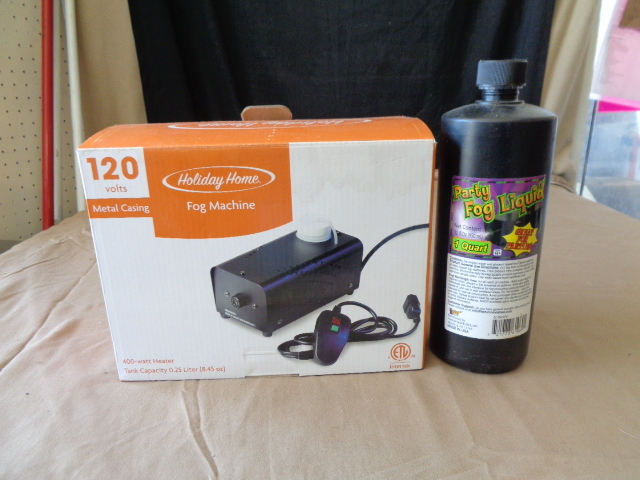 lot 7744 image: Fog Machine and Fog Liquid