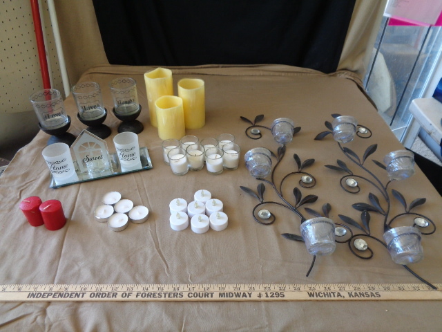 lot 7746 image: Candle Holders