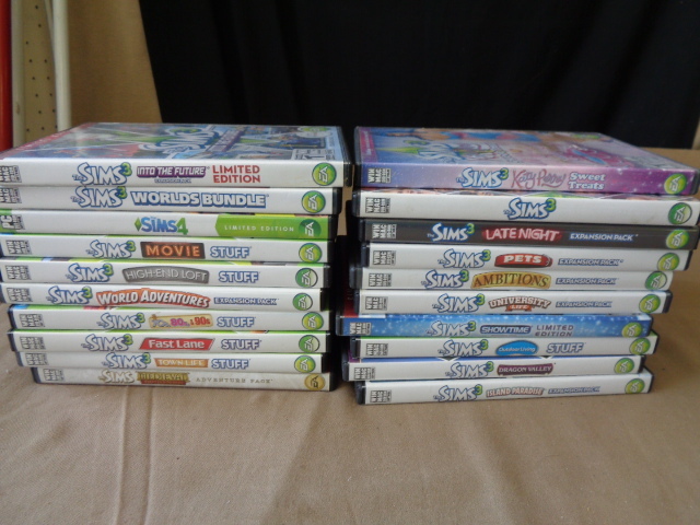 lot 7795 image: 20 SIMS PC Games