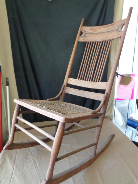 lot 7797 image: Old Rocking Chair