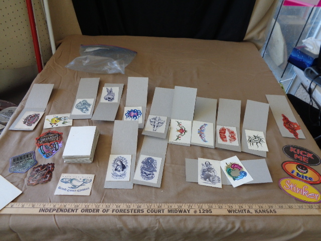 lot 7838 image: Stickers