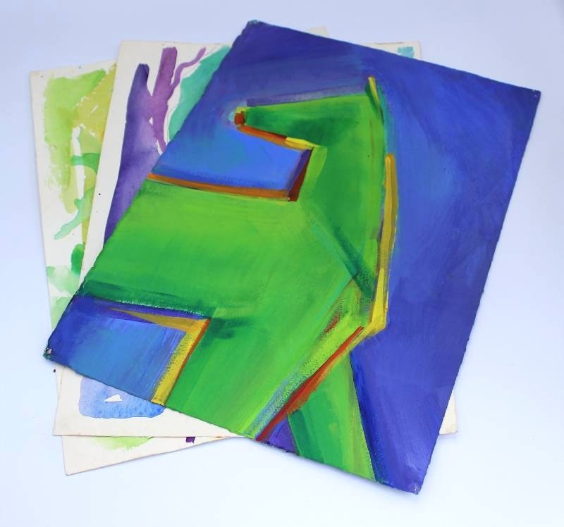 lot 1683 image: (3) Watercolor Paintings