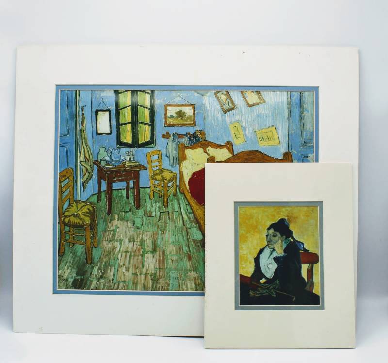 lot 1677 image: (2) Van Gogh Prints - Bedroom in Arles and The Arlesienne