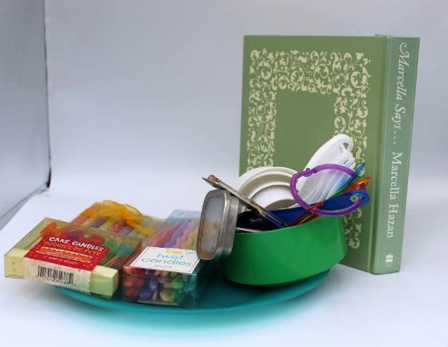 lot 1709 image: Marcella Says Cookbook and Kitchen items