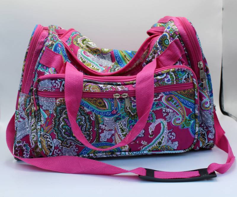 lot 1845 image: Paisley Bag and Movies