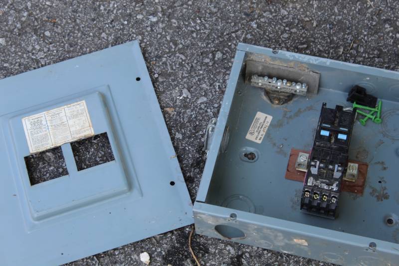 lot 1912 image: Westinghouse Electric Panel Box