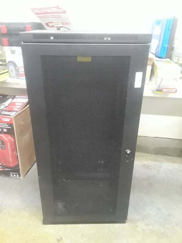 lot 2633 image: Tripp Lite Srw26us Wall Mount Rack Enclosure Server Cabinet and other