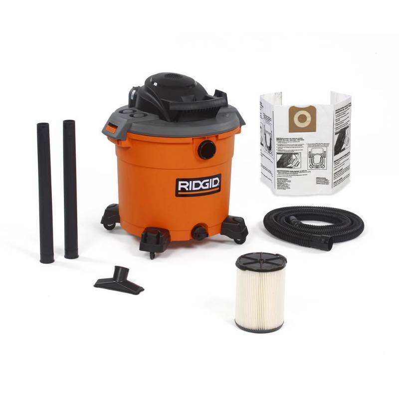 lot 2648 image: RIDGID 16 Gal. 5.0-Peak HP WetDry Vac, OrangesPeaches