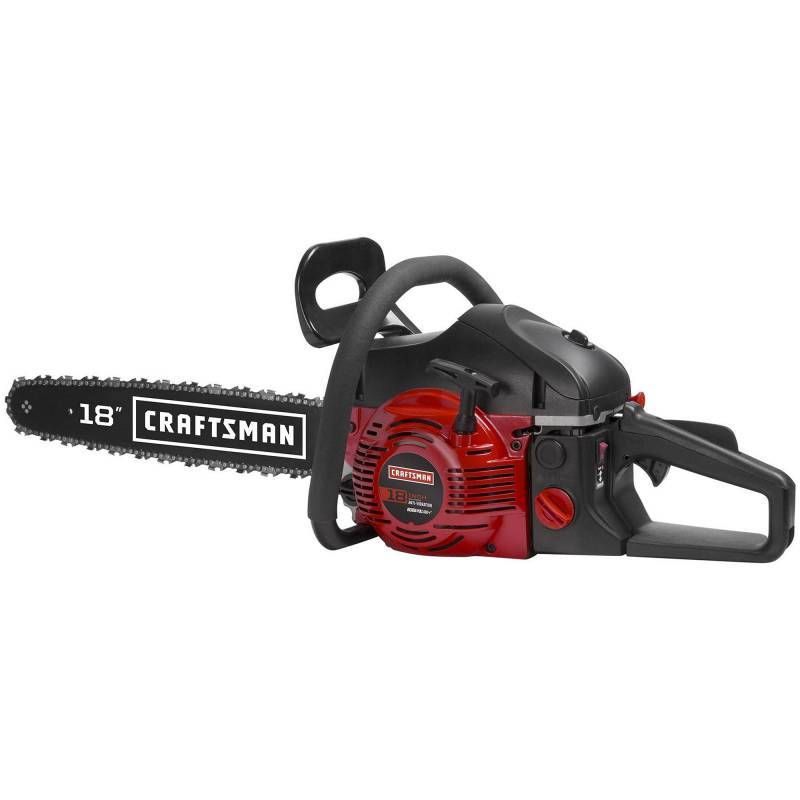 lot 2650 image: Craftsman 967085101 18  42 cc Gas Chainsaw