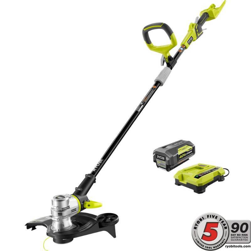lot 2661 image: Ryobi Lawn Equipment 40-Volt Lithium-ion Cordless String TrimmerEdger RY40210A