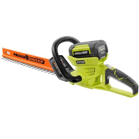 lot 2663 image: Ryobi Lawn Equipment 24 in. 40-Volt Lithium-ion Cordless Hedge Trimmer RY40610A