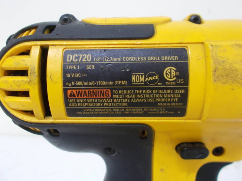 DeWalt DC720 18 Volt Cordless 1 2 Inch Drill Driver Dewalt Power