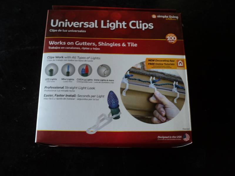 lot 9711 image: (1) Case Ace Hardware Universal Light clips, (12) boxes of (100) ct