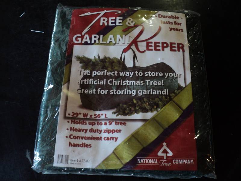 lot 9717 image: National Tree Company Tree and Garland Keeper Bag 29 x 56