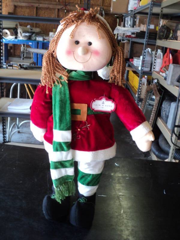 lot 9719 image: Trim a Home Elf Doll, approx 27