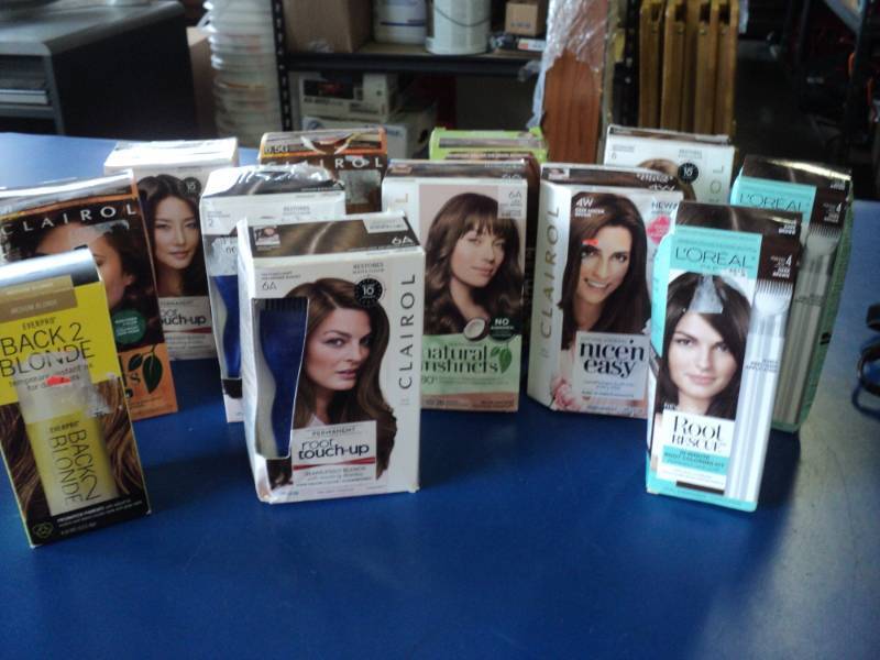lot 8416 image: (12) boxes hair color and root touch-up, assortment of brands and colors