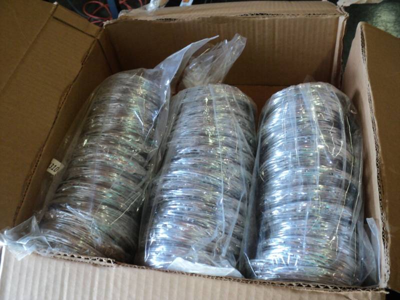 lot 9774 image: (3) ct lot metalized air connectors, 4 x 25