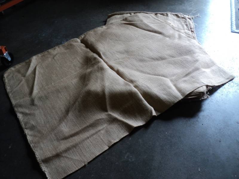 lot 9795 image: (10) ct lot large burlap sacks, 47 x 36