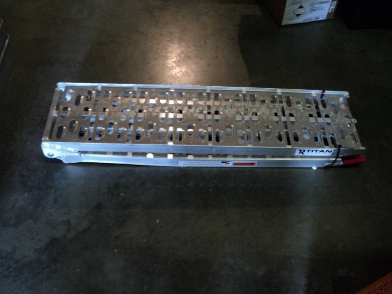 lot 9808 image: (1) Titan Ramp, foldable11 x approx 90 Ramp is single replacement piece, this is NOT for a pair of ramps