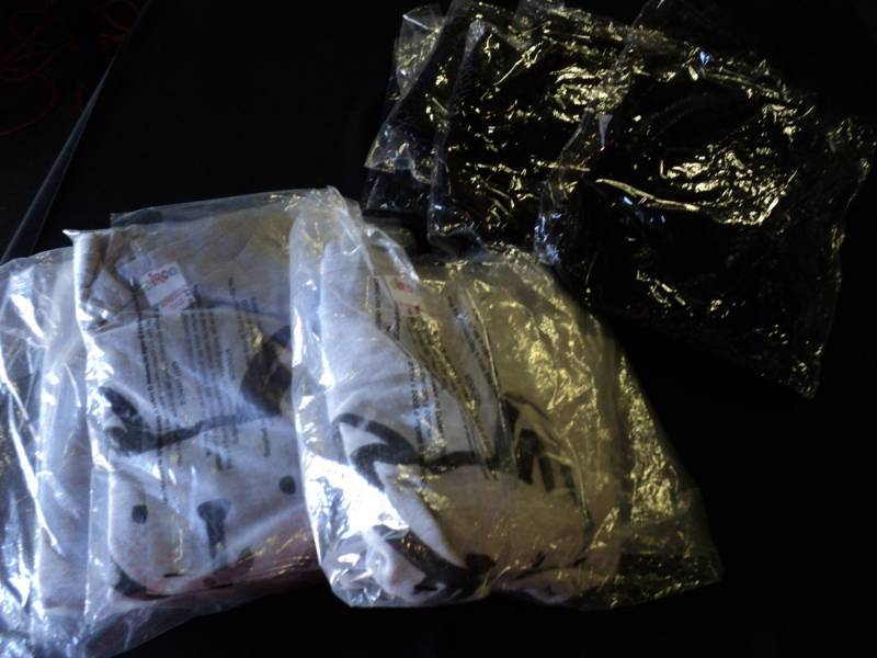 lot 9848 image: (12) ct mixed lot Girls clothes, (4) Circa XL Cat shirts, (8)Diamond kit Pencil pants size large