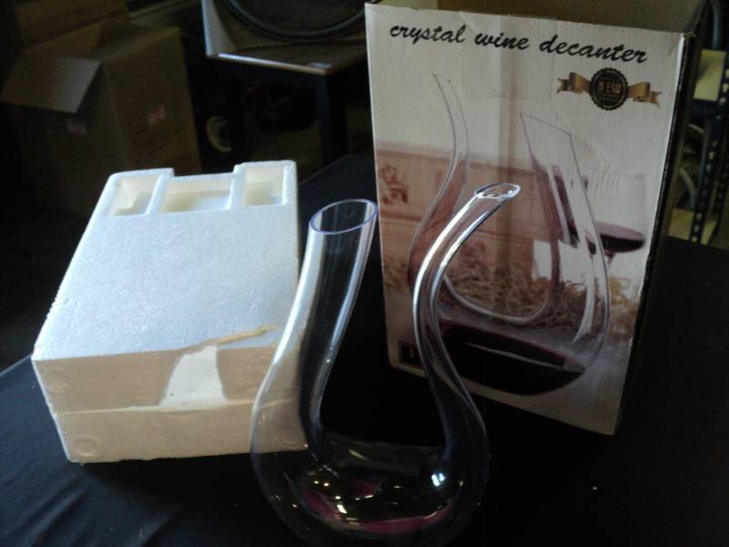 lot 9889 image: Crystal Wine Decanter