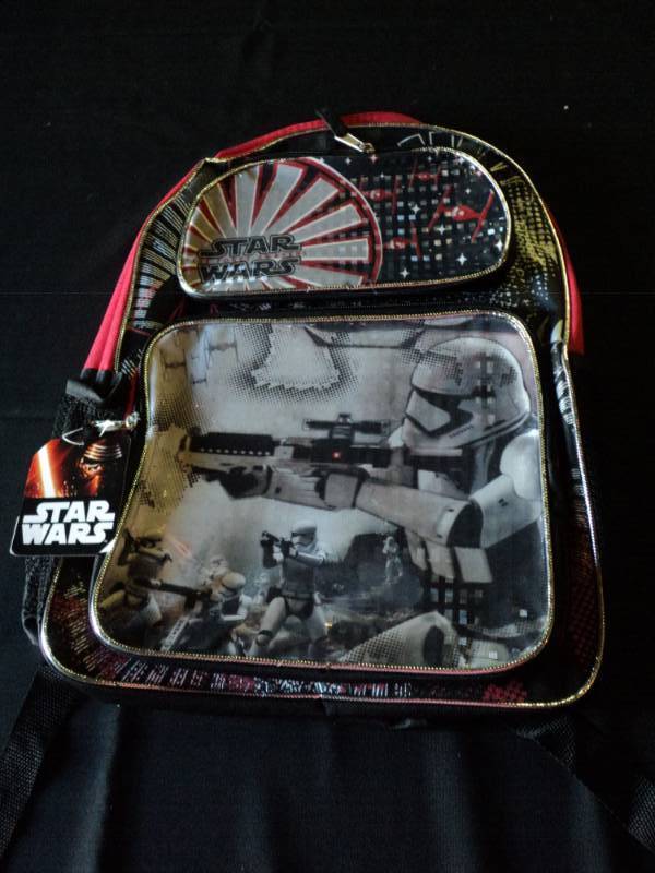 lot 9891 image: Disney Star Wars Episode 7 backpack