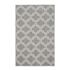 lot 9854 image: Essential Home Area Run 5 x 7, gray with white