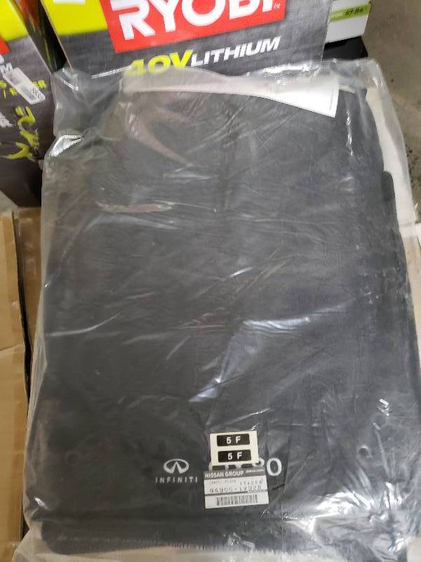 lot 5838 image: 2014-2018 Infiniti QX80 Carpet Floor Mats Genuine 4 pcs