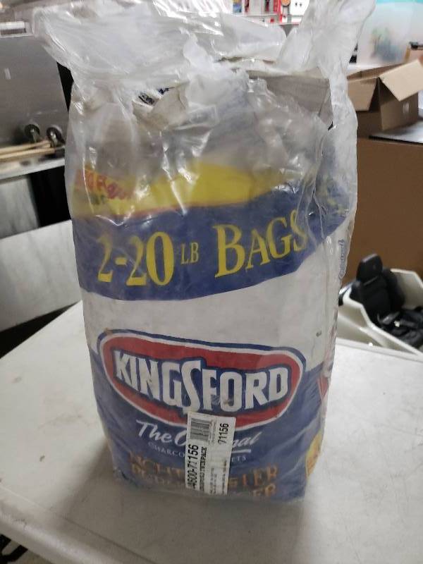 lot 5856 image: 2 20LB Bags of Kingsford Charcoal