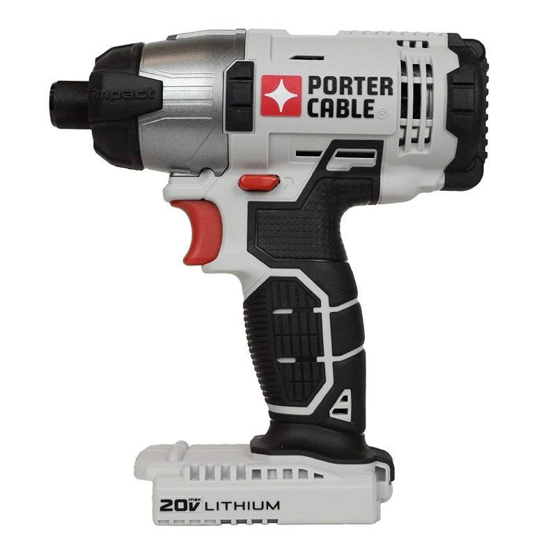 lot 5846 image: Porter Cable 20v Max Lithium Ion 14 Hex Impact Driver (PCC641 Bare Tool)
