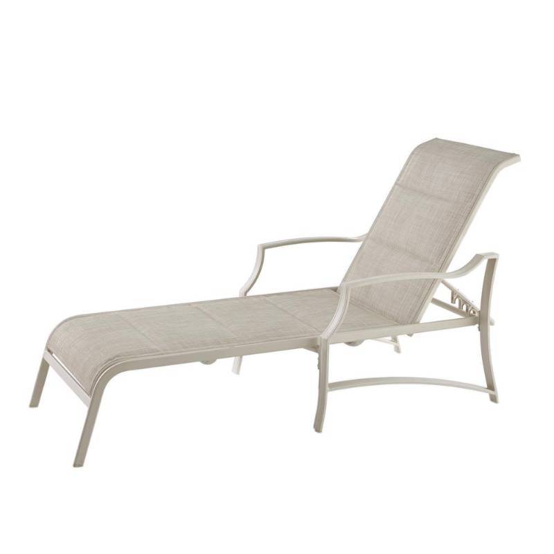 lot 5850 image: Statesville Aluminum Outdoor Chaise Lounge
