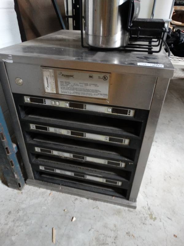 lot 1544 image: Fry  Master stainless steel food warmer- Model UHCP4TP