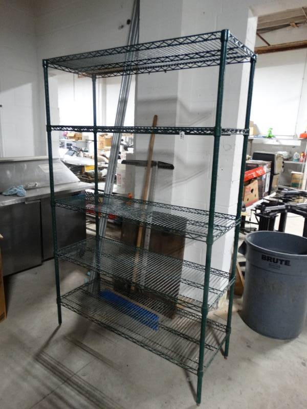 lot 1557 image: Metrostyle rack -5 shelf-- 48x18