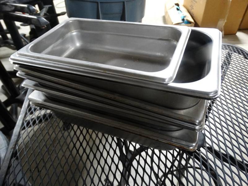 lot 1570 image: 9 Stainless Steel inserts