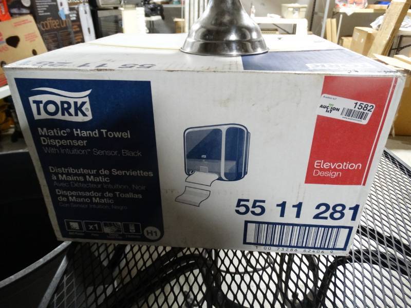 lot 1582 image: TORK Matic Hand Towel Dispenser