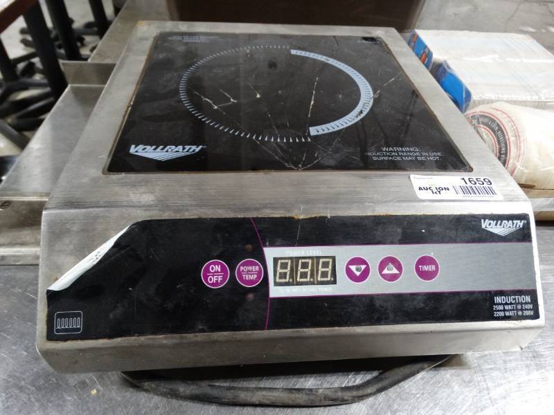 lot 1659 image: Vollrath induction burner