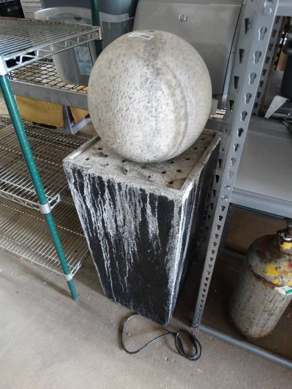 lot 1707 image: Water feature fountain