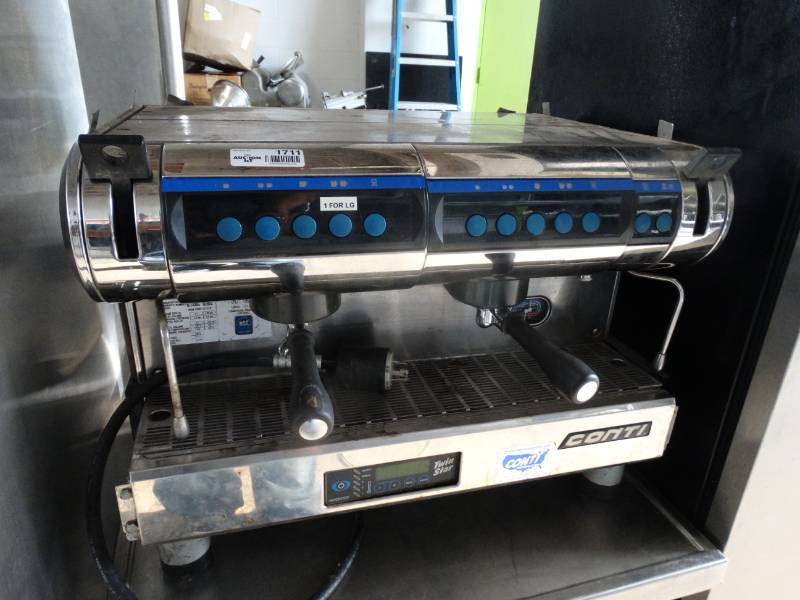 lot 1711 image: Conti commercial twin star 2G espresso machine